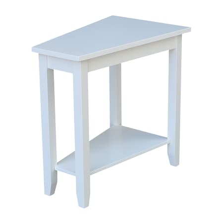 International Concepts Keystone Accent Table, White OT08-45